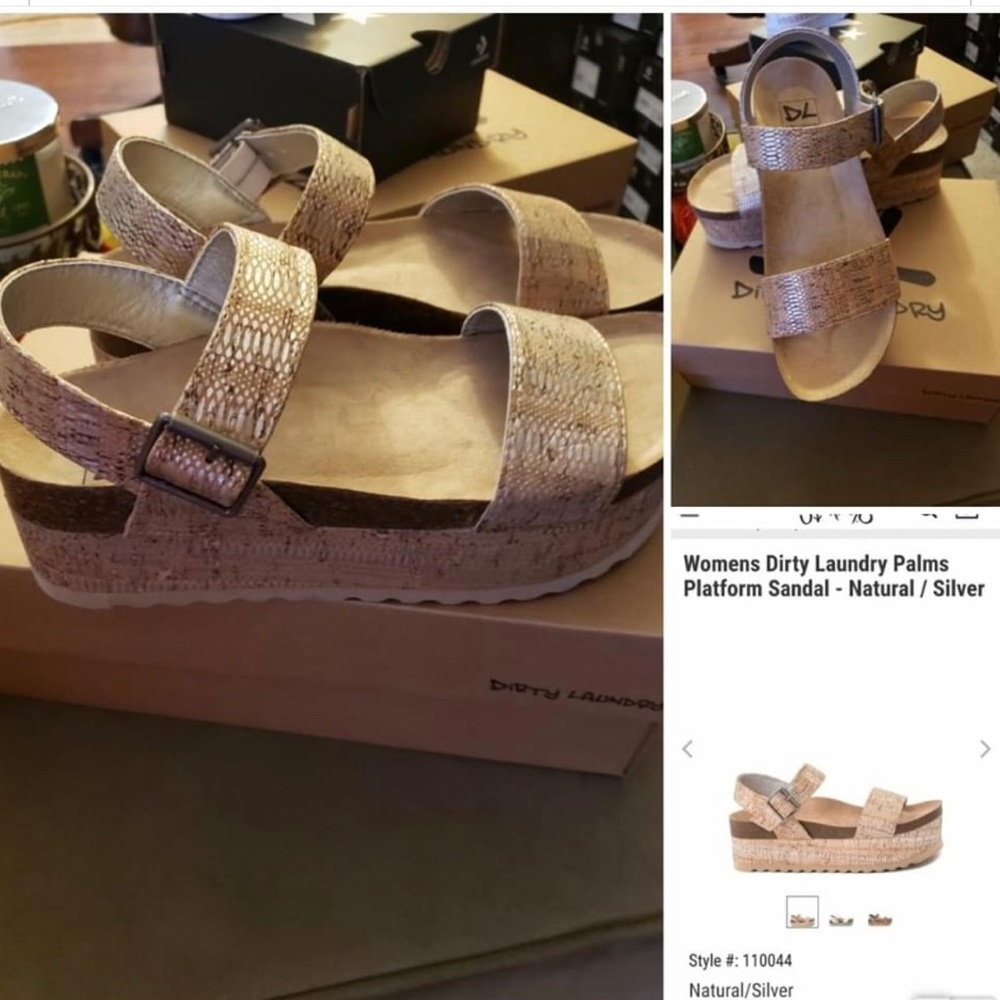 New sandals dirty laundry